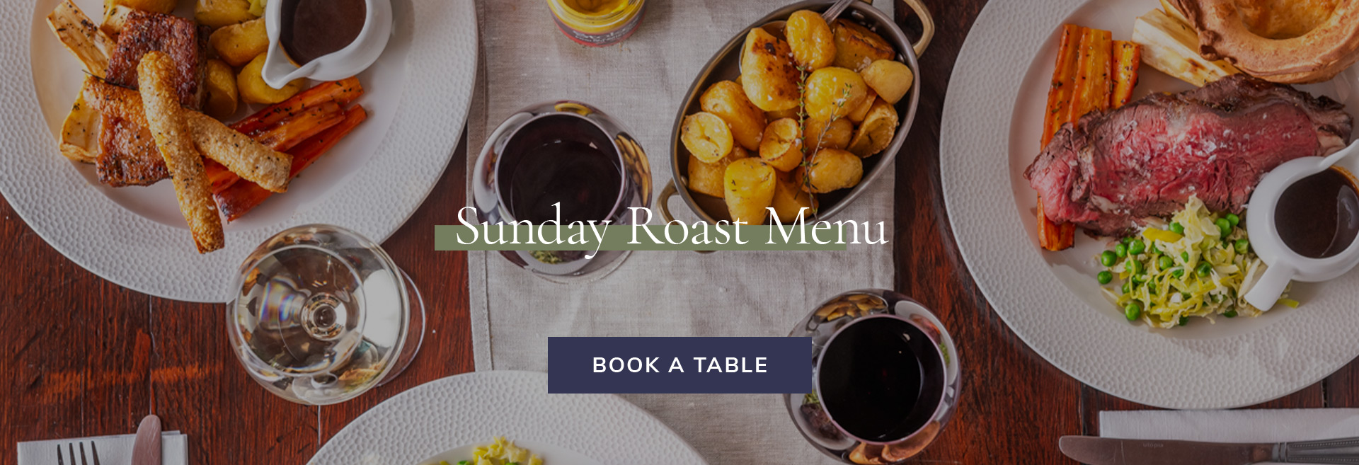 Sunday Menu at The George of Harpenden